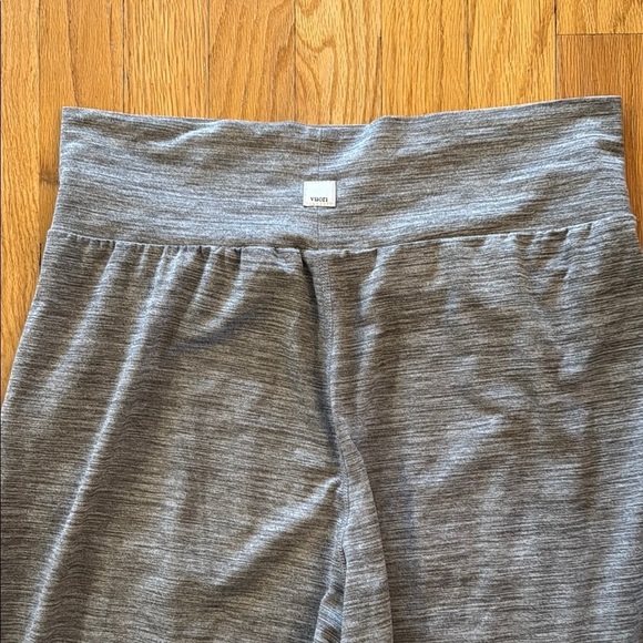 Vuori sz M Heather Gray LUX HAREM High Rise Stretch Fitness Pants grey joggers - Picture 6 of 10